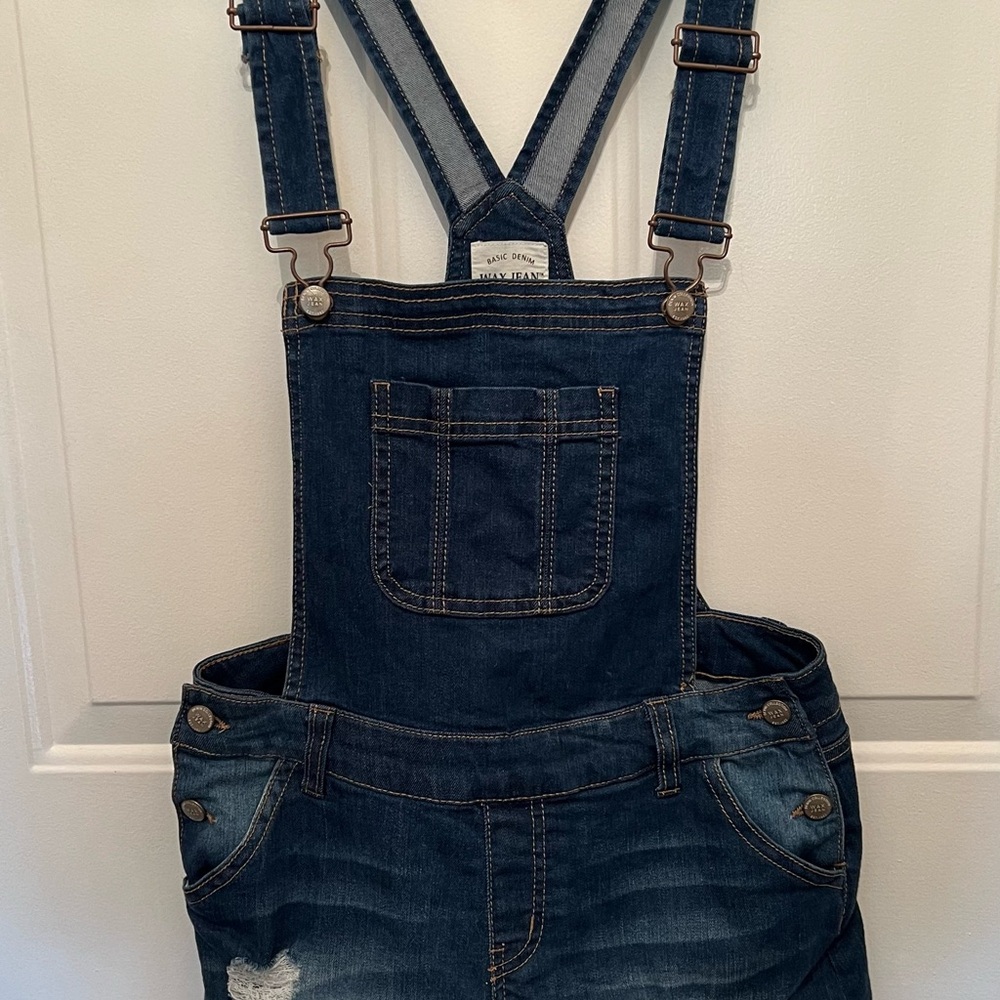 Wax Jean Classic Blue Denim Overalls size S